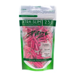 Filtry Purize Xtra Slim 250szt. Różowe